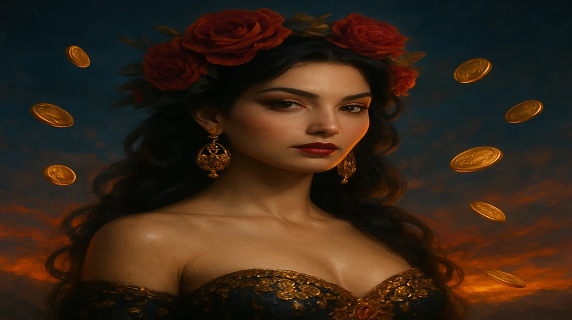 Karkiya-তে আপনার ট্রপিক্যাল থিমা গেমিং প্ল্যাটফর্মে একটি রোমাঞ্চ একটি দৃষ্টিনন্দন নারী, ঝলমলে গোলাপি টপ ও নান্দনিক জুয়েলারি পরে, একটি সমৃদ্ধ, ট্রপিক্যাল থিমযুক্ত গেমিং প্ল্যাটফর্মে হাসছেন; Karkiya অ্যাপে আর্কেড গেমের রোমাঞ্চকর দৃশ্য ও সুরে ঘেরা পুরো পরিবেশ।